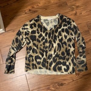 Women’s leopard sweater